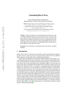 Unmasking Bias in News