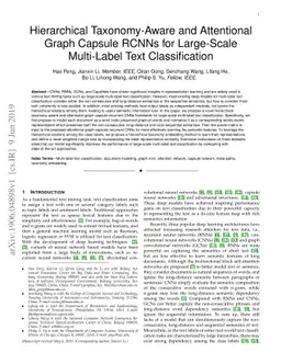 Hierarchical Taxonomy-Aware and Attentional Graph Capsule RCNNs for
  Large-Scale Multi-Label Text Classification