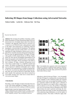 Inferring 3D Shapes from Image Collections using Adversarial Networks