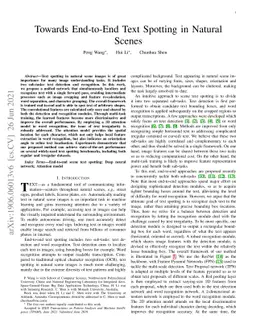 Towards End-to-End Text Spotting in Natural Scenes
