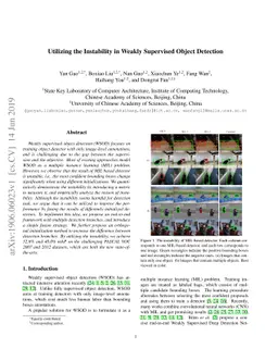 Utilizing the Instability in Weakly Supervised Object Detection