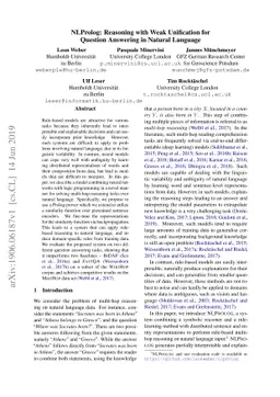 NLProlog: Reasoning with Weak Unification for Question Answering in
  Natural Language