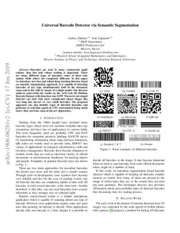 Universal Barcode Detector via Semantic Segmentation