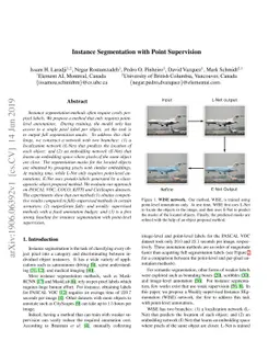 Instance Segmentation with Point Supervision
