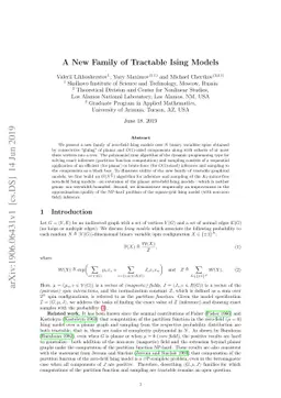 A New Family of Tractable Ising Models