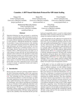 A Secure Consensus Protocol for Sidechains