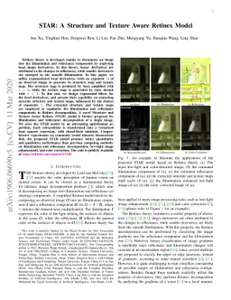 STAR: A Structure and Texture Aware Retinex Model