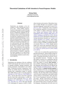 Theoretical Limitations of Self-Attention in Neural Sequence Models