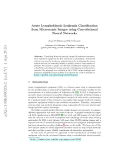 Acute Lymphoblastic Leukemia Classification from Microscopic Images
  using Convolutional Neural Networks