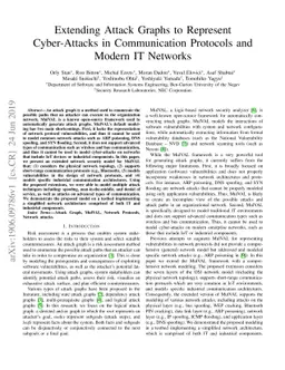 Extending Attack Graphs to Represent Cyber-Attacks in Communication
  Protocols and Modern IT Networks