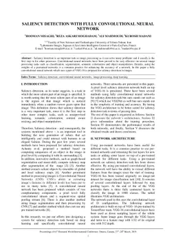 Saliency Detection With Fully Convolutional Neural Network
