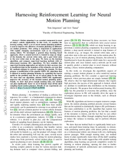 Harnessing Reinforcement Learning for Neural Motion Planning