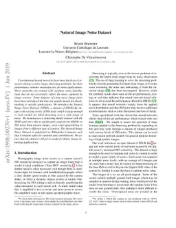 Natural Image Noise Dataset