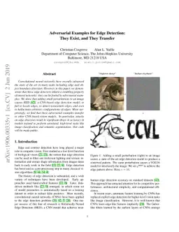 Adversarial Examples for Edge Detection: They Exist, and They Transfer