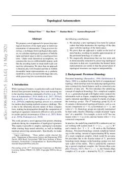 Topological Autoencoders