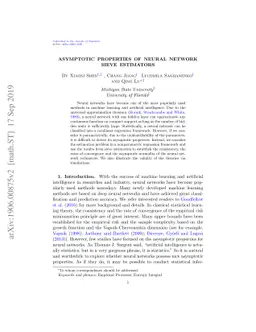 Asymptotic Properties of Neural Network Sieve Estimators