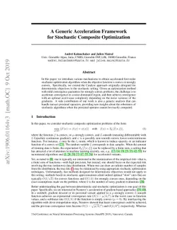 A Generic Acceleration Framework for Stochastic Composite Optimization