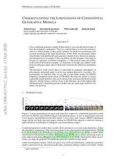 Understanding the Limitations of Conditional Generative Models