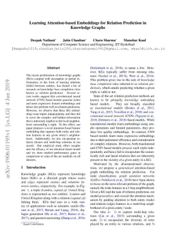 Learning Attention-based Embeddings for Relation Prediction in Knowledge
  Graphs