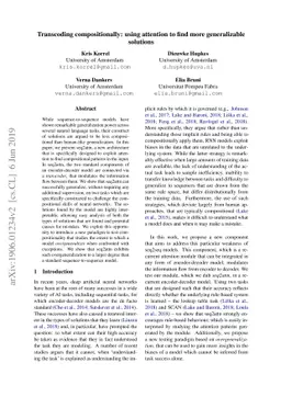 Transcoding compositionally: using attention to find more generalizable
  solutions