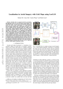 Localization in Aerial Imagery with Grid Maps using LocGAN