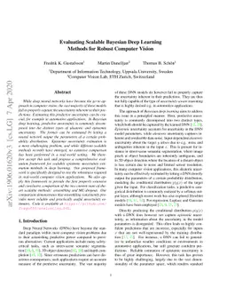 Evaluating Scalable Bayesian Deep Learning Methods for Robust Computer
  Vision