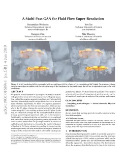 A Multi-Pass GAN for Fluid Flow Super-Resolution