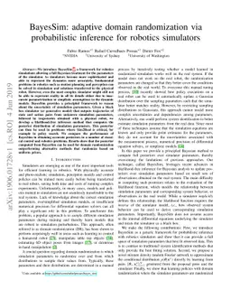 BayesSim: adaptive domain randomization via probabilistic inference for
  robotics simulators