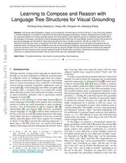 Learning to Compose and Reason with Language Tree Structures for Visual
  Grounding