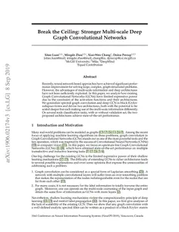 Break the Ceiling: Stronger Multi-scale Deep Graph Convolutional
  Networks