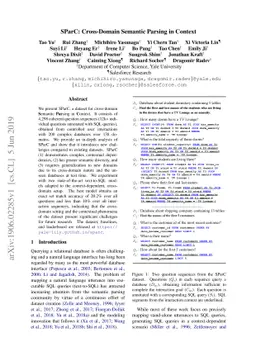 SParC: Cross-Domain Semantic Parsing in Context