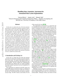 Handling Inter-Annotator Agreement for Automated Skin Lesion
  Segmentation