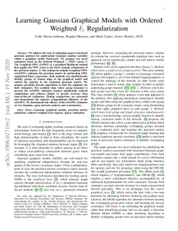 Learning Gaussian Graphical Models with Ordered Weighted L1
  Regularization