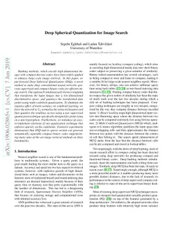 Deep Spherical Quantization for Image Search