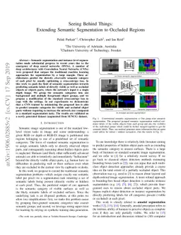 Seeing Behind Things: Extending Semantic Segmentation to Occluded
  Regions