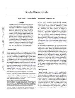 Kernelized Capsule Networks