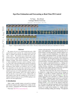 Ego-Pose Estimation and Forecasting as Real-Time PD Control