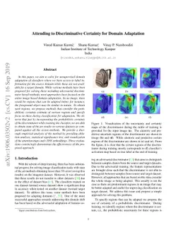 Attending to Discriminative Certainty for Domain Adaptation