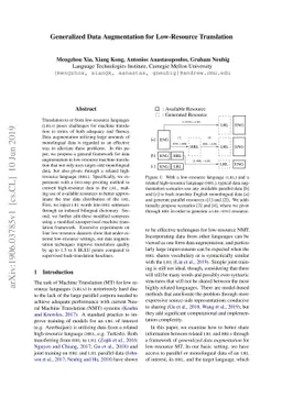 Generalized Data Augmentation for Low-Resource Translation