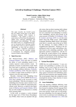 LIAAD at SemDeep-5 Challenge: Word-in-Context (WiC)