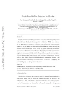 Graph-Based Offline Signature Verification