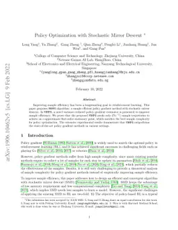 Policy Optimization with Stochastic Mirror Descent