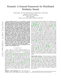 Pyramid: A General Framework for Distributed Similarity Search