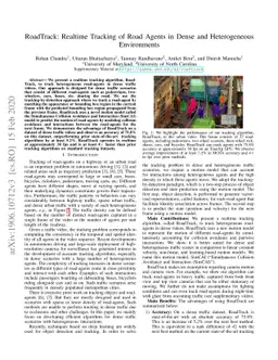 RoadTrack: Realtime Tracking of Road Agents in Dense and Heterogeneous
  Environments