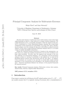 Principal Component Analysis for Multivariate Extremes