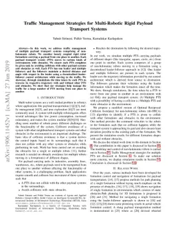 Traffic Management Strategies for Multi-Robotic Rigid Payload Transport
  Systems
