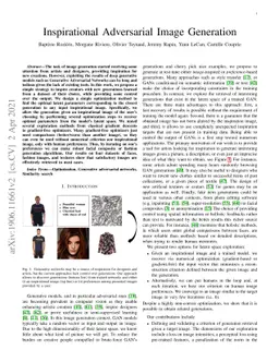 Inspirational Adversarial Image Generation