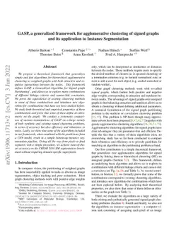 GASP, a generalized framework for agglomerative clustering of signed
  graphs and its application to Instance Segmentation