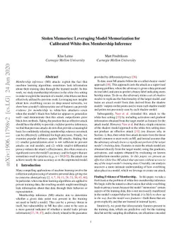 Stolen Memories: Leveraging Model Memorization for Calibrated White-Box
  Membership Inference