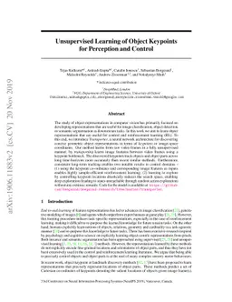 Unsupervised Learning of Object Keypoints for Perception and Control